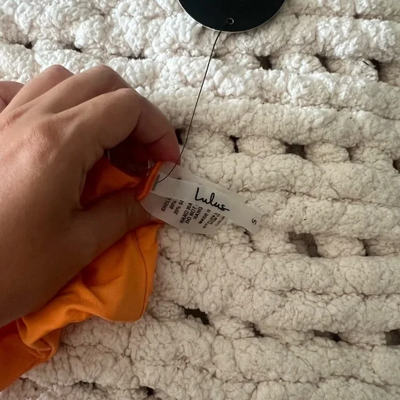 Lulus orange bikini top - Picture 3 of 5